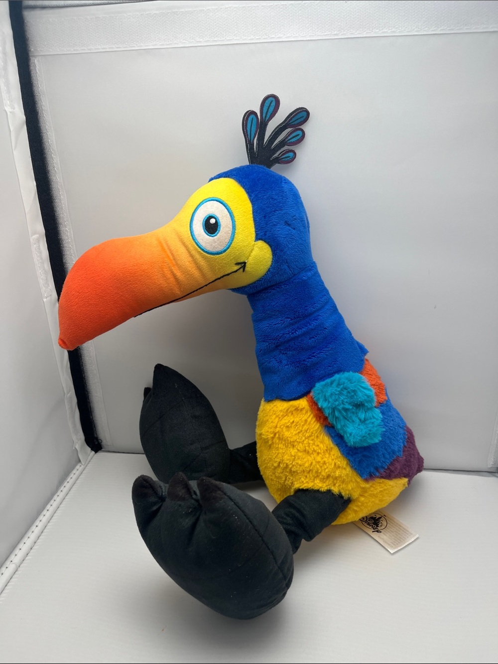 Disney Store Pixar Up Kevin the Snipe Big Feet Plush Stuffed Animal 12"